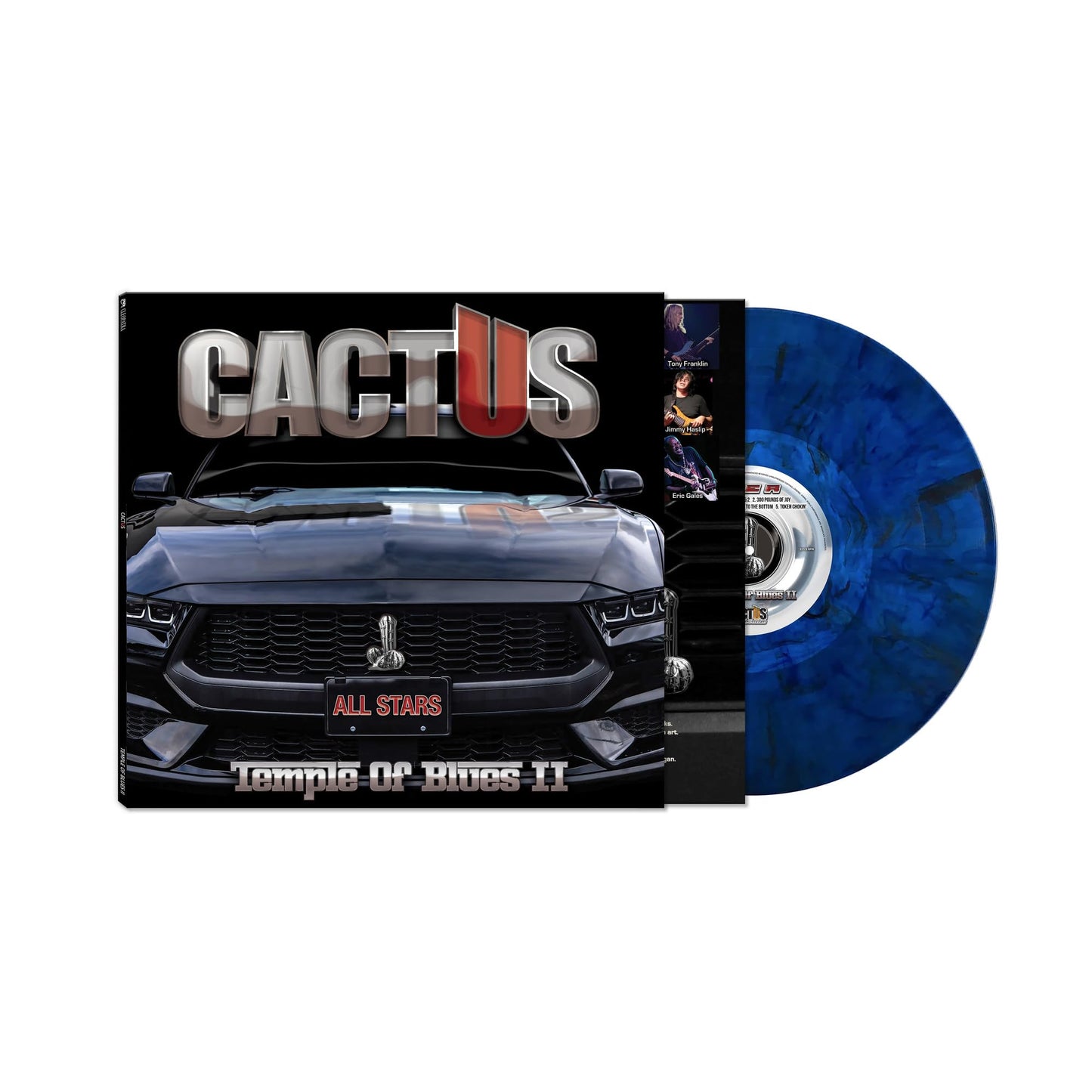 Cactus - Temple Of Blues II - All-Stars - Import Blue Marble Color Vinyl LP Record