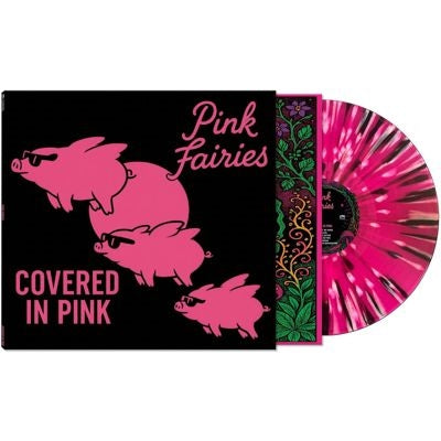 The Pink Fairies - Covered In Pink - Import Pink & White & Black Vinyl LP Record Limited Edition
