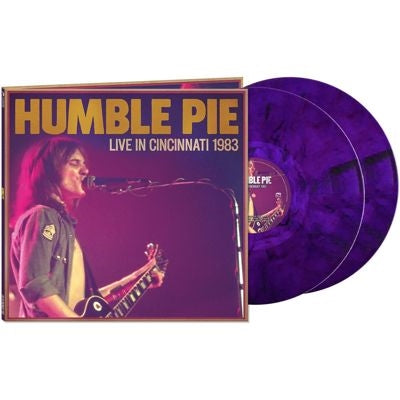 Humble Pie - Live In Cincinnati 1983 - Import Purple Marble Colored Vinyl 2 LP Record