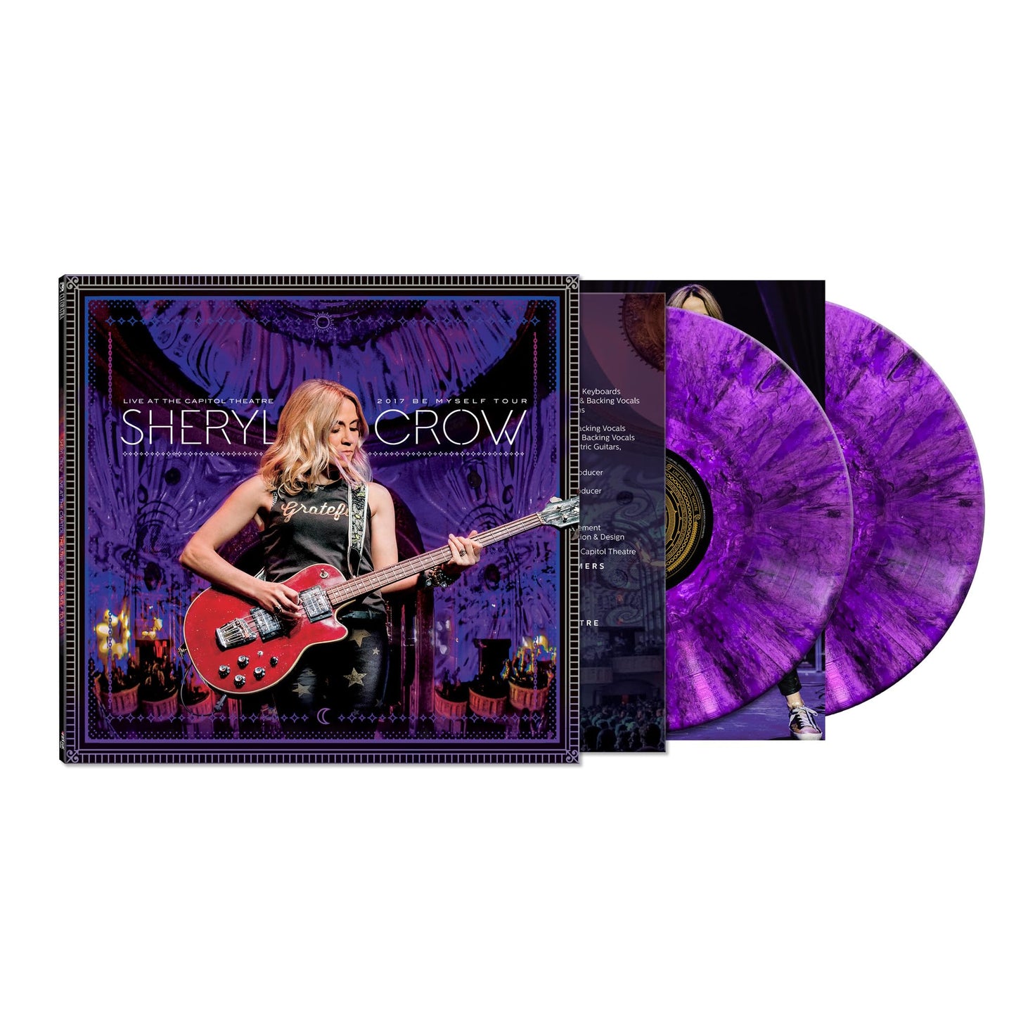 Sheryl Crow - Live At The Capitol Theatre - 2017 Be Myself Tour - Import Purple Marble Vinyl 2 LP Recurd