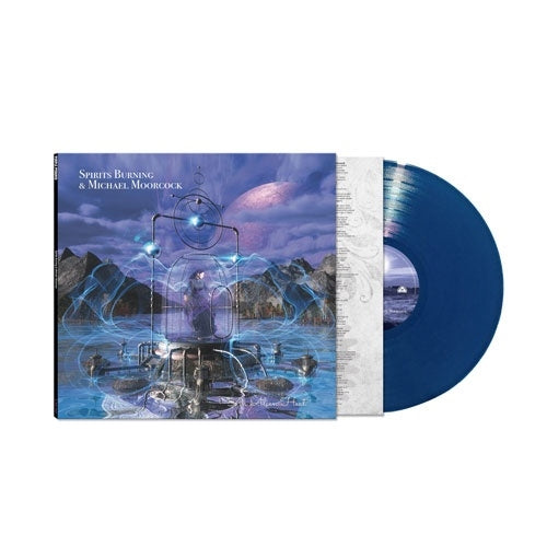 Spirits Burning, Michael Moorcock - An Alien Heat - Import Blue Vinyl LP Record