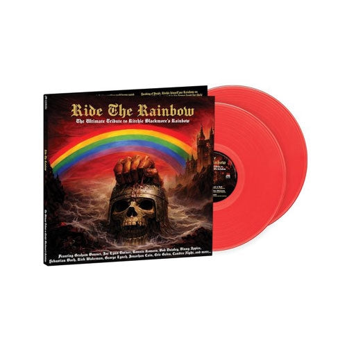 Various Artists - Ride The Rainbow-The Ultimate Tribute to Ritchie Blackmore's Rainbow - Import Red Vinyl 2 LP Recurd