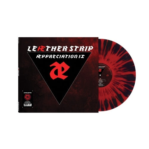 Leather Strip - Appreciation IX - Import Black Red Splatter Color Vinyl LP Record