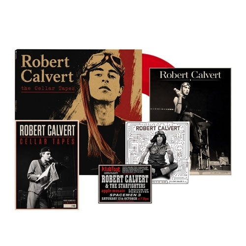 Robert Calvert - The Cellar Tapes - Import Red Vinyl LP Record + 7inch Single Limited Edition