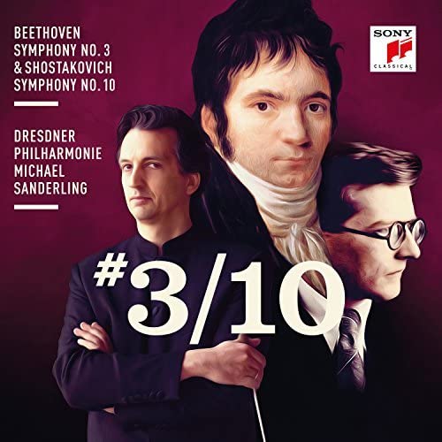 Shostakovich, Dmitri (1906-1975) - Shostakovich Symphony No.10, Beethoven Symphony No.3 : Michael Sanderling / Dresden Philharmonic (2CD) - Import 2 CD