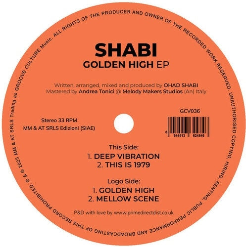 Shabi - Golden High - Import Vinyl 12 Inch Record