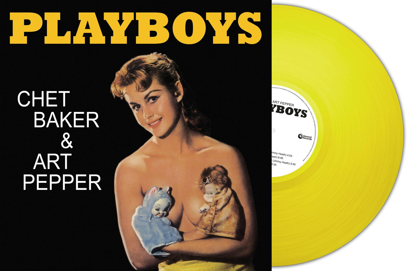 Chet Baker 、 Art Pepper - Playboys - Import Yellow Vinyl LP Record