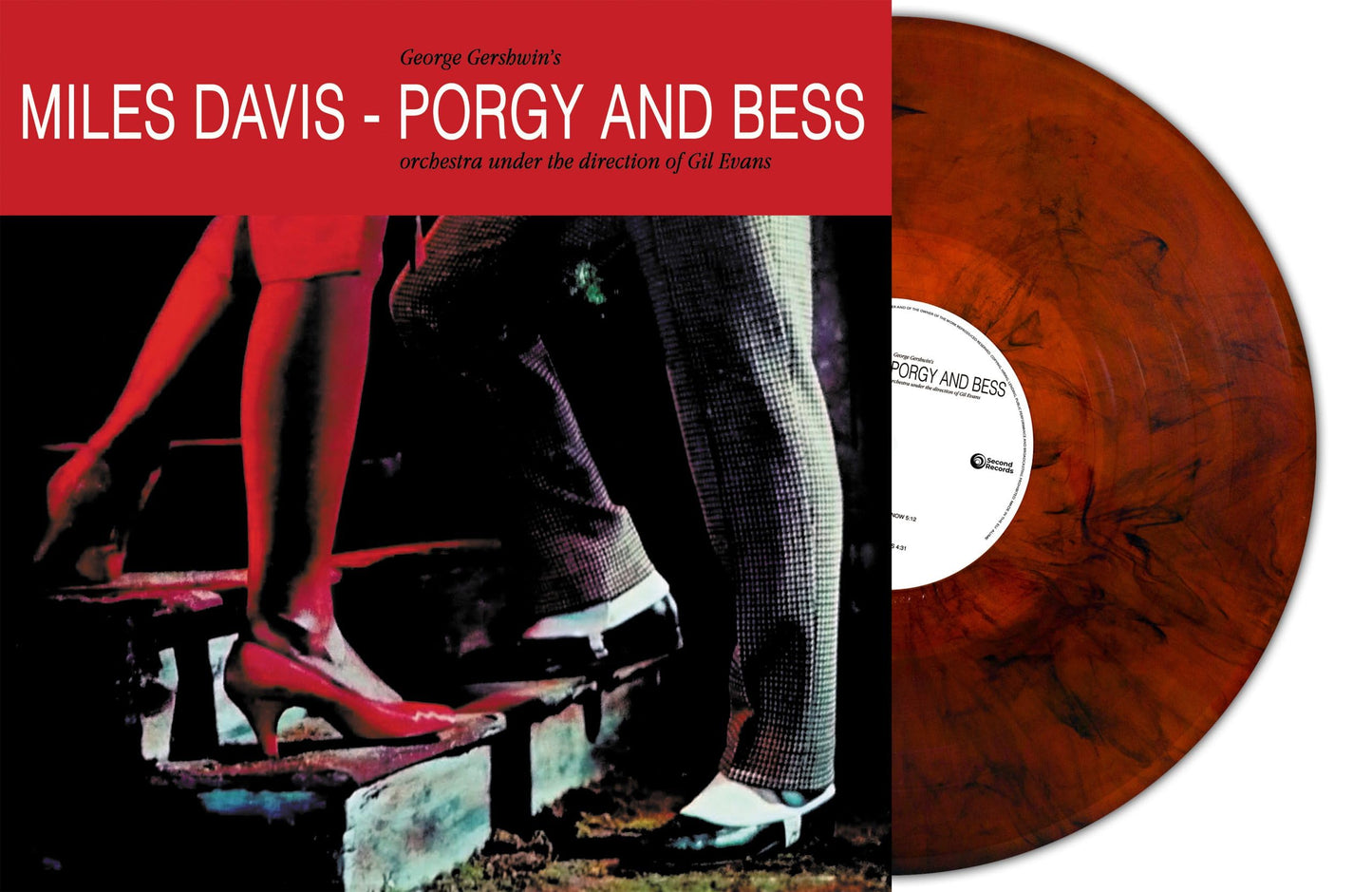 Miles Davis - Porgy And Bess - Import Red Marble Vinyl LP Record