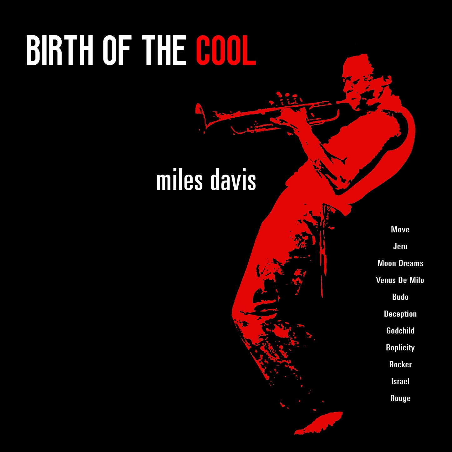 Miles Davis - Birth Of The Cool - Import Transparent Red Vinyl LP Record