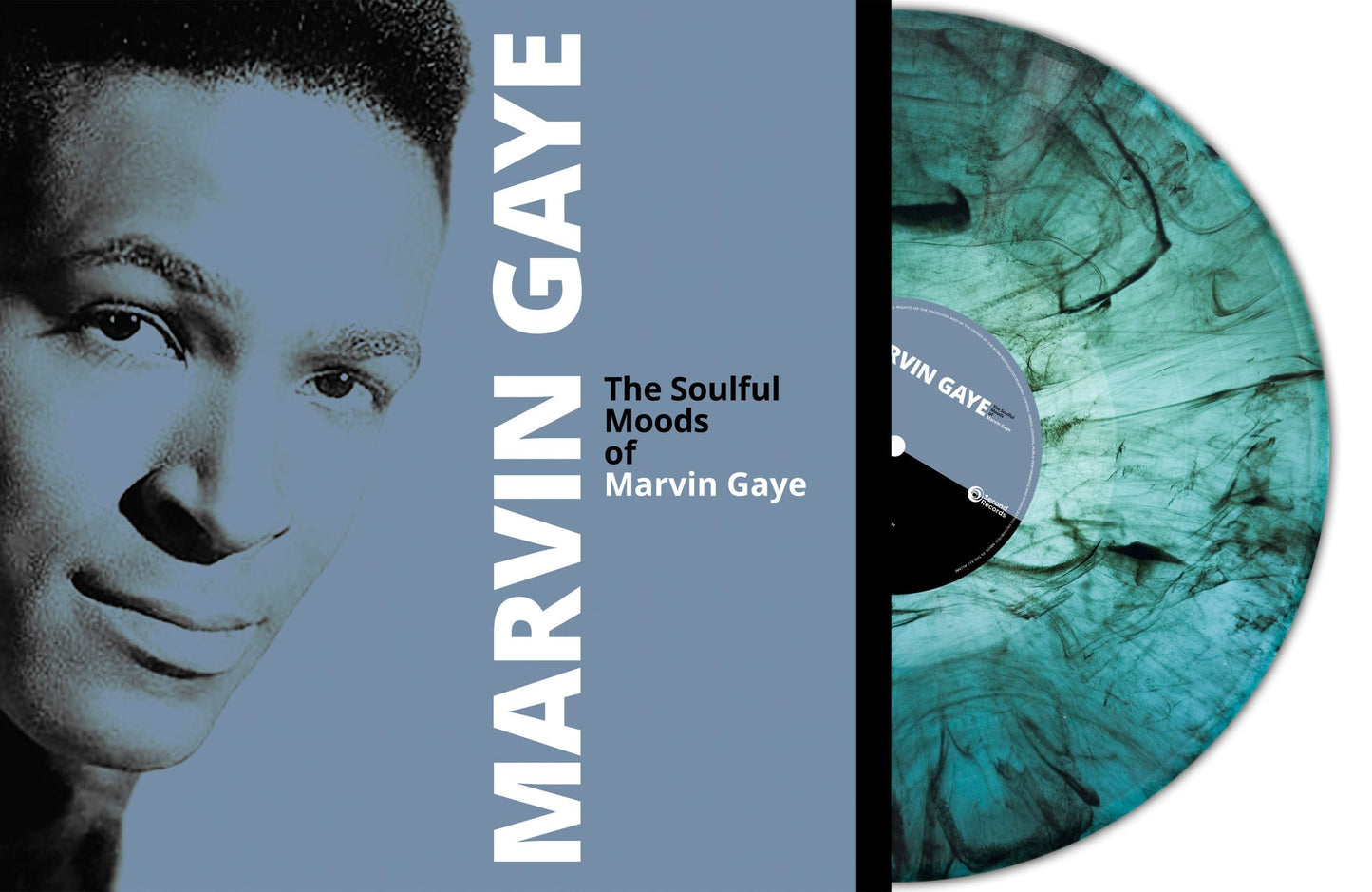 Marvin Gaye - The Soulful Moods Of Marvin Gaye - Import Turquoise Marble Vinyl LP Record