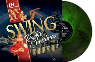 Various Artists - Swing Into A Rockin Christmas - Import Green Marble Vinyl 180g LP Record Limited Edition