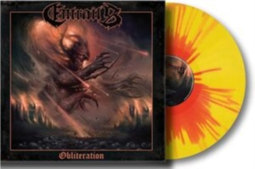 Entrails - Obliteration - Import Sunburst Yellow/Red Vinyl LP Record