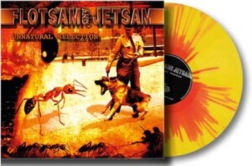 Flotsam & Jetsam - Unnatural Selection - Import Sunburst Yellow/Red Vinyl LP Record