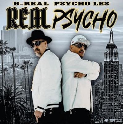 B Real / Psycho Les - Real Psycho - Import Clear with Black Yellow & White Splatter Vinyl 2 LP Record Limited Edition