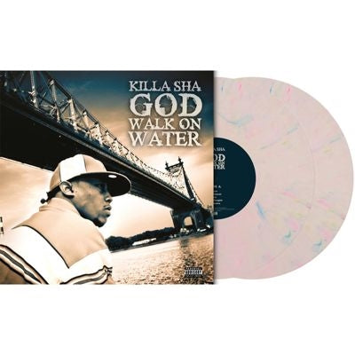 Killa Sha - God Walk on Water - Import Rose Multicolour Marble Vinyl 2 LP Recurd