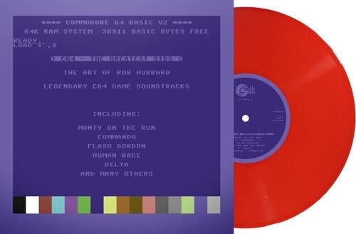 Rob Hubbard - C64 Greatest Sids: The Art Of Rob Hubbard (Limited To 100 Handnumbered Edition) - Import Red Vinyl LP Record Limited Edition