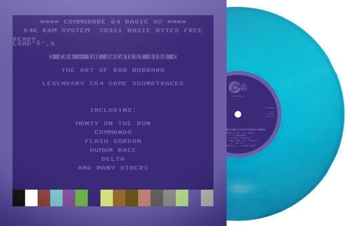 Rob Hubbard - C64 Greatest Sids: The Art Of Rob Hubbard (Limited To 100 Handnumbered Edition) - Import Turquoise Vinyl LP Record Limited Edition