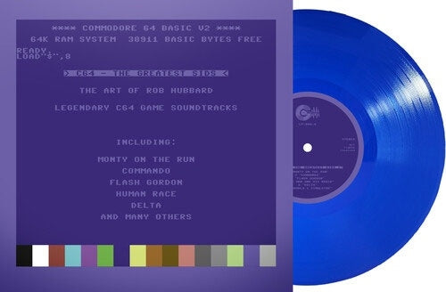 Rob Hubbard - C64 Greatest Sids: The Art Of Rob Hubbard (Limited To 100 Handnumbered Edition) - Import Blue Vinyl LP Record Limited Edition