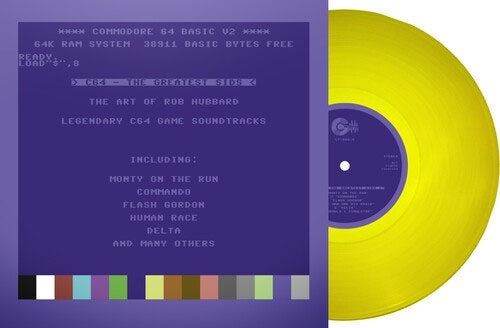 Rob Hubbard - C64 Greatest Sids: The Art Of Rob Hubbard (Limited To 100 Handnumbered Edition) - Import Yellow Vinyl LP Record Limited Edition