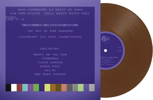 Rob Hubbard - C64 Greatest Sids: The Art Of Rob Hubbard (Limited To 100 Handnumbered Edition) - Import Brown Vinyl LP Record Limited Edition