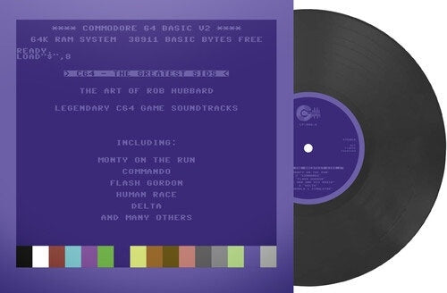 Rob Hubbard - C64 Greatest Sids: The Art Of Rob Hubbard (Limited To 100 Handnumbered Edition) - Import Dark Grey Vinyl LP Record Limited Edition