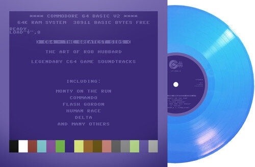 Rob Hubbard - C64 Greatest Sids: The Art Of Rob Hubbard (Limited To 100 Handnumbered Edition) - Import Light Blue Vinyl LP Record Limited Edition