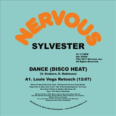 Sylvester - Dance (Disco Heat) - Louie Vega Remixes - Import Vinyl 12 inch Record