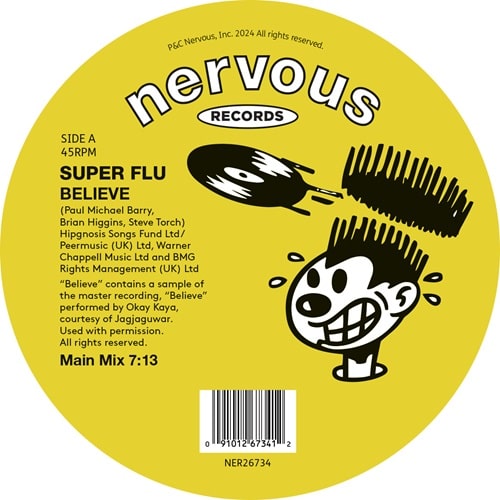 Super Flu - Believe - Import Vinyl 12 inch Record
