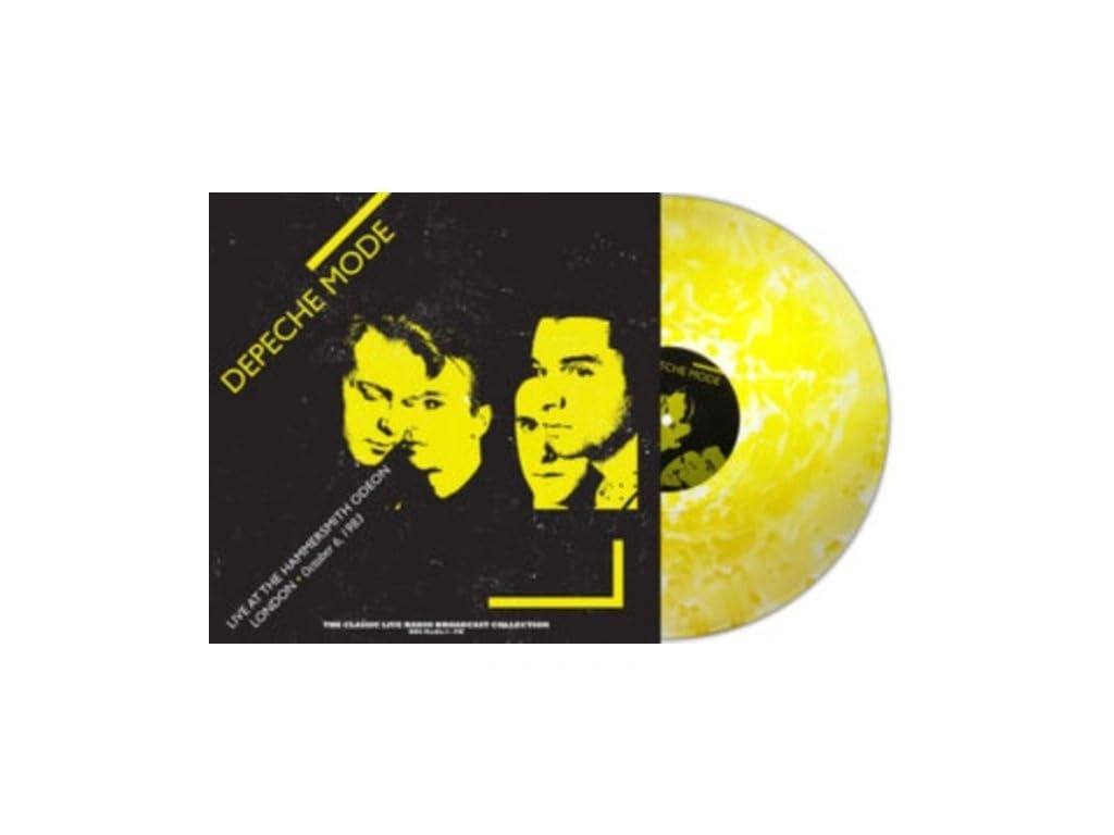 Depeche Mode - Live At Hammersmith Odeon, London 1983 - Import Yellow Cloudy Vinyl LP Record