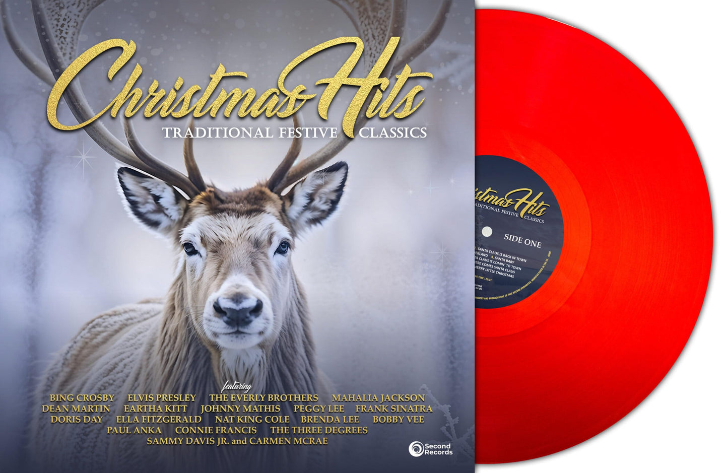 Various Artists - Christmas Hits - Traditional Festive Classics - Import Gold Vinyl LP Record