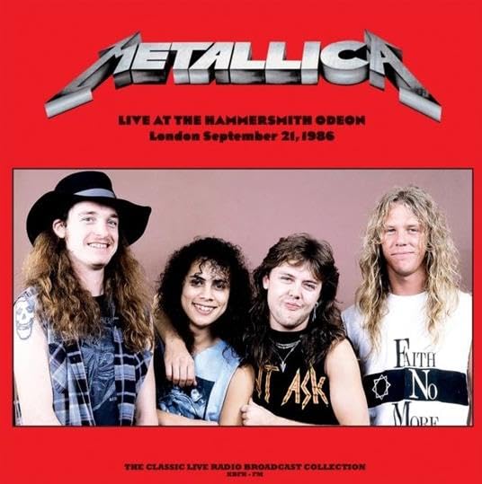 Metallica - Live At The Hammersmith Odeon. London 1986 - Import Lagoon Vinyl LP Record