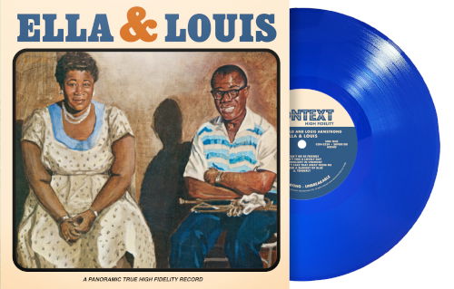 Ella Fitzgerald 、 Louis Armstrong - Ella And Louis - Import Blue Vinyl LP Record