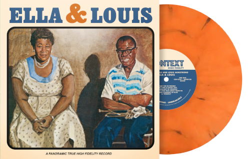 Ella Fitzgerald 、 Louis Armstrong - Ella And Louis - Import Orange Marble Vinyl LP Record