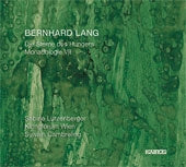 Sylvain Cambreling - B.Lang: Die Sterne des Hungers, Monadologie VII - Import CD