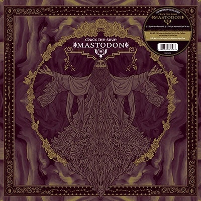 Mastodon - Crack The Skye (15Th Anniversary Deluxe Edition) - Import Gold Vinyl 2 LP Record+Blu-ray Disc Box Set Limited Edition