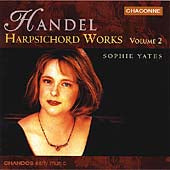 Sophie Yates - Handel: Harpsichord Works, Vol. 2 - Import CD