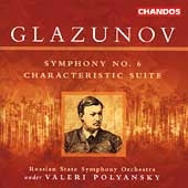 Polyanskii, Valeri, Russian State Symphony Orchestra - Glazunov - Import CD