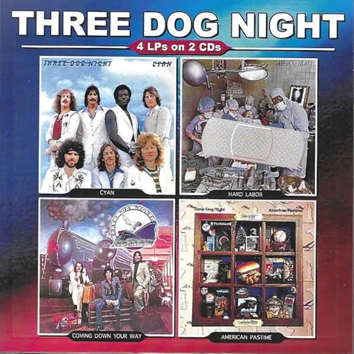 Three Dog Night - 4 Lps On 2 Cds (Cyan-Hard Labor-Coming Down Your Way-American Pastime) - Import 2 CD