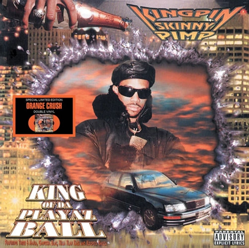 Kingpin Skinny Pimp - King Of Da Playaz Ball "2Lp" - Import Orange Crush Vinyl 2 LP Record