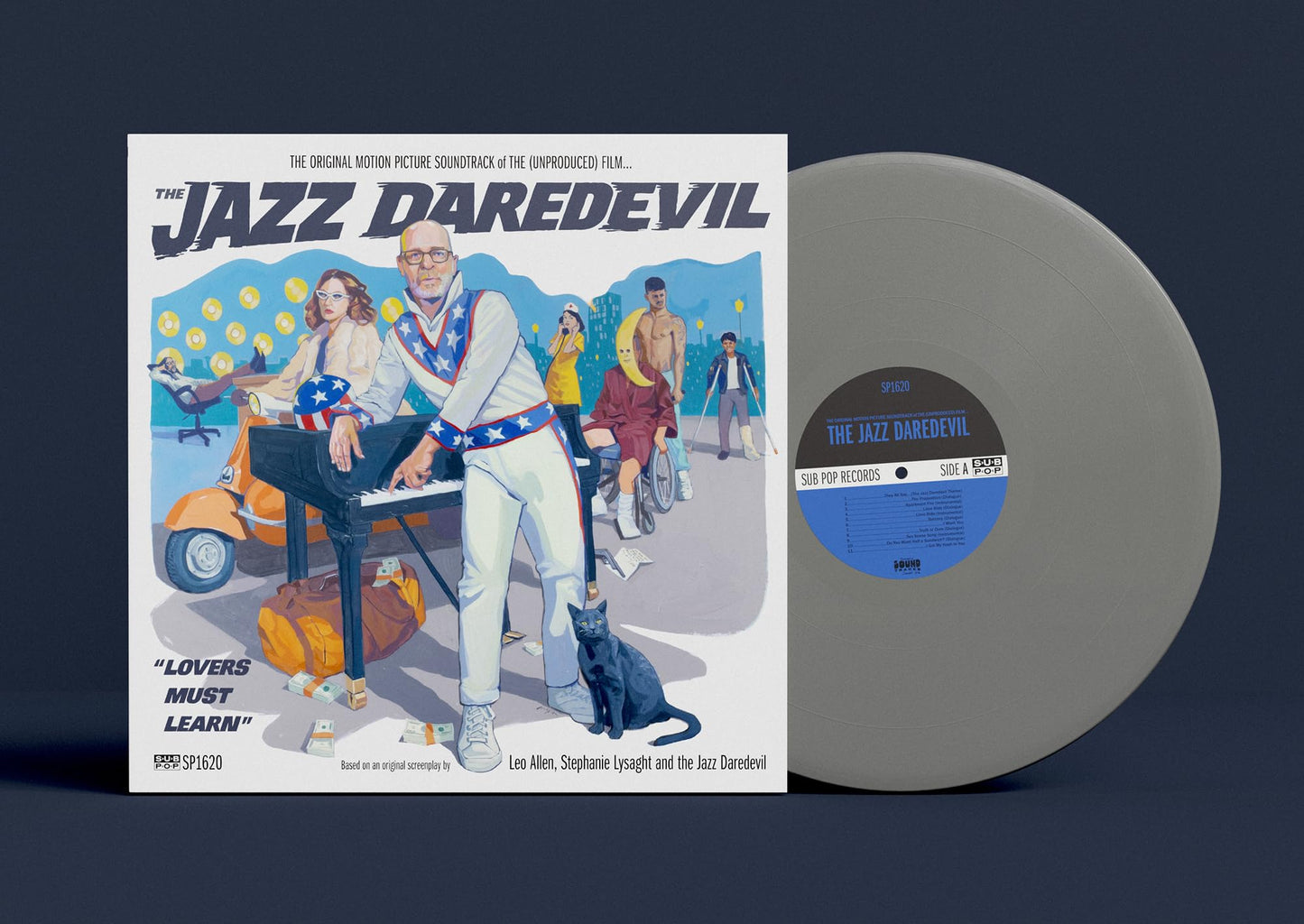 Jon Benjamin - Jazz Daredevil - Original Soundtrack - Import Silver Vinyl LP Record