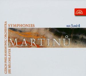 Jiri Belohlavek - Martinu: Symphonies Nos 3 and 4 / Czech PO, Belohlavek - Import CD