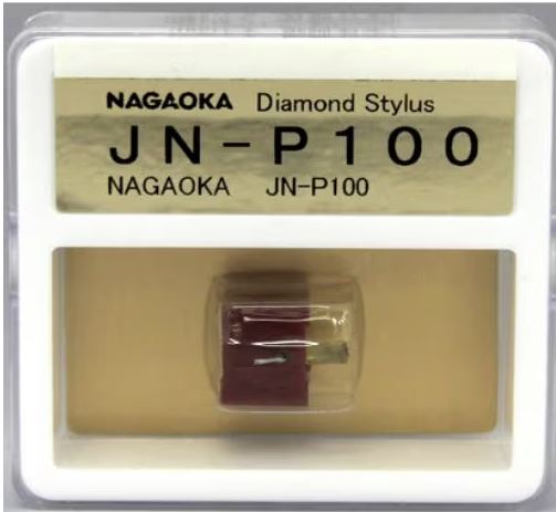 Nagaoka JN-P100 Diamond Stylus Cartridge Replacement Needle for MP-100 Stereo Cartridg