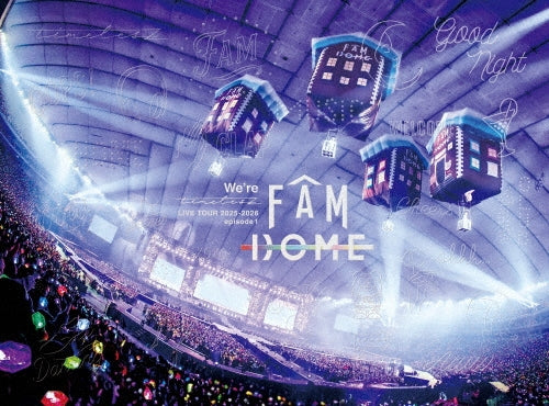 Timelesz - We're timelesz LIVE TOUR 2025-2026 episode 1 FAM DOME - Japan 3 DVD + Photo Book Limited Edition