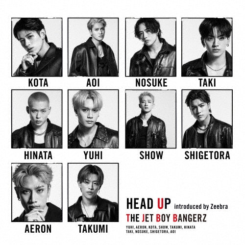 The Jet Boy Bangerz From Exile Tribe  -  Head Up Introduced By Zeebra   -  Japan CD+Blu-ray Disc Limited Edition
