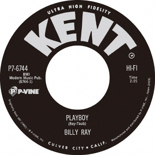 Billy Ray - Playboy C/W Texas Queen - Japan Vinyl 7 inch Single Record Limited Edition