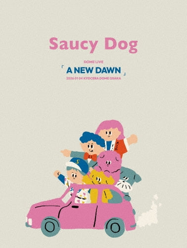 Saucy Dog - Saucy Dog DOME LIVE 2026 「A NEW DAWN」20260104 KYOCERA DOME OSAKA - Japan DVD