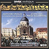 Vivaldi (1678-1741) - 6 Violin Concertos: Carmignola(Vn)/ Sonatori De La Gioiosa Marca - Import CD