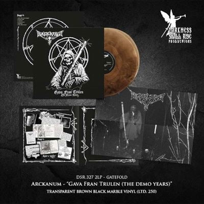 Arckanum - Gava Fran Trulen (The Demo Years) - Import Brown & Black Marble Vinyl 2 LP Record Limited Edition