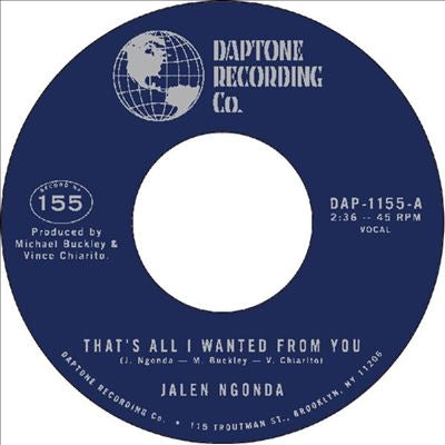 Jalen Ngonda - That'S All I Wanted From You / So Glad I Found You - Import 7 inch Single Record
