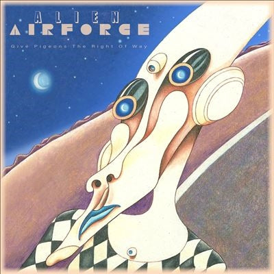 Alien Airforce - Give Pigeons The Right Of Way - Import Airforce Blue Vinyl LP Record Limited Edition